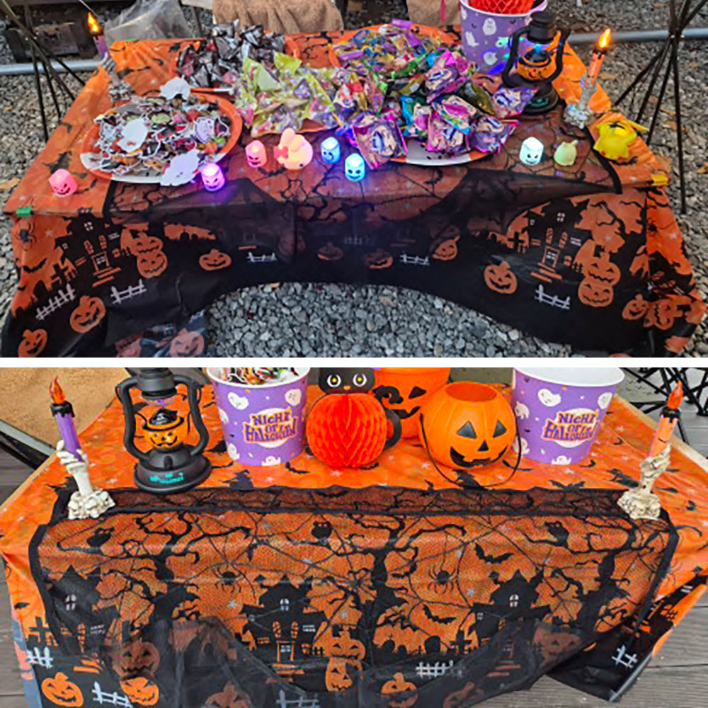 Halloween Decoration Tableclot - Table Cloth Disposable 评论和价格