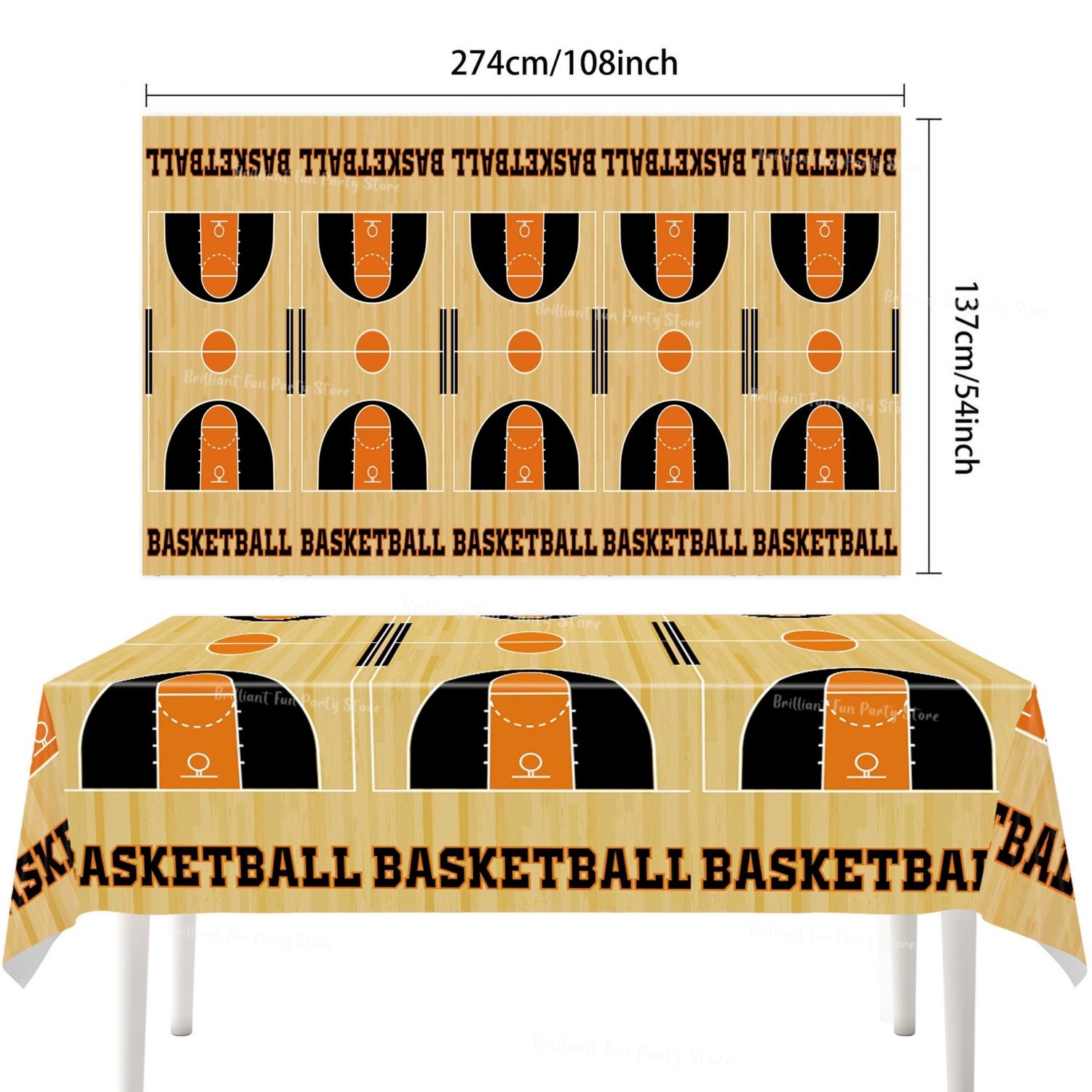 Soccer Basketball Theme Tablec - Table Cloth Disposable 评论和价格