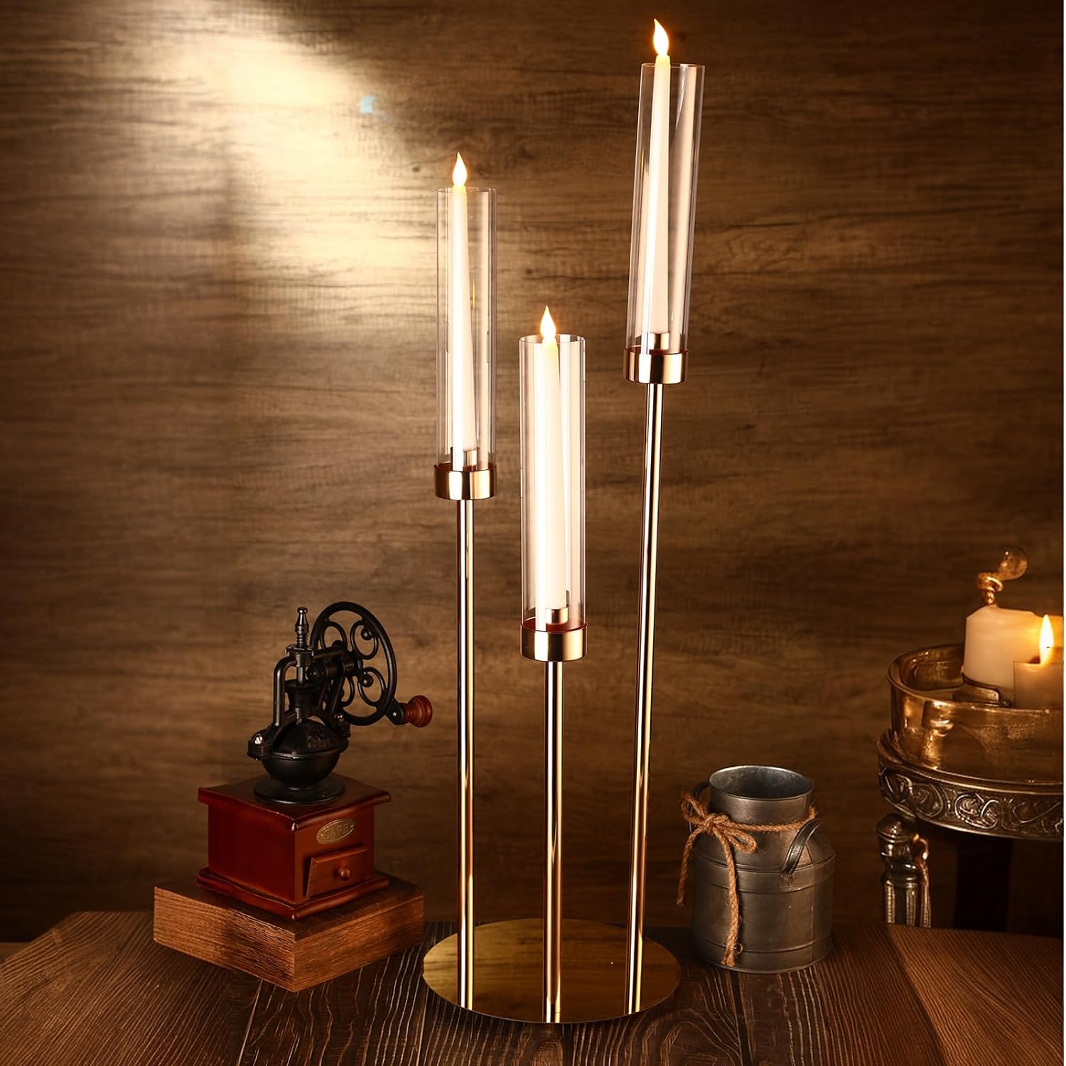 1 Set Acrylic Candelabra Cente - Centerpiece Stick 评论和价格
