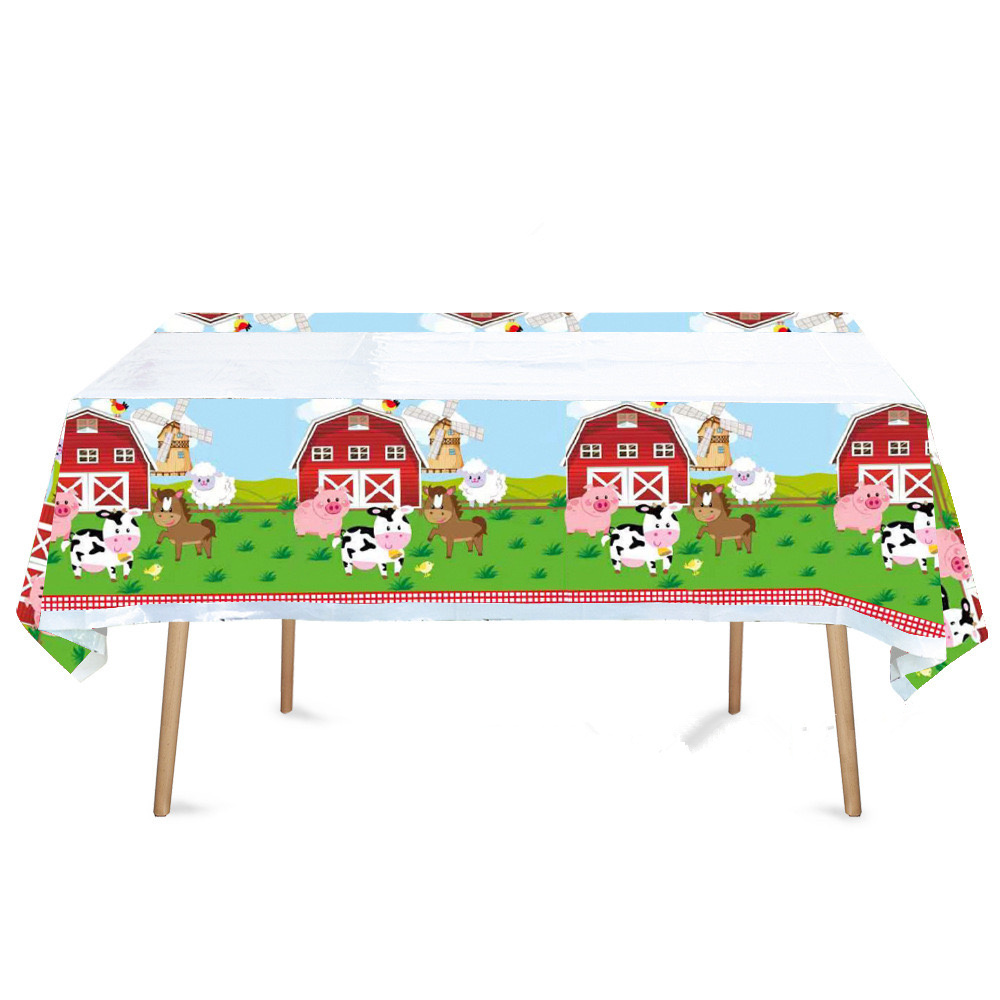 Farm Animals Party Tablecloth  - Table Cloth Disposable 评论和价格