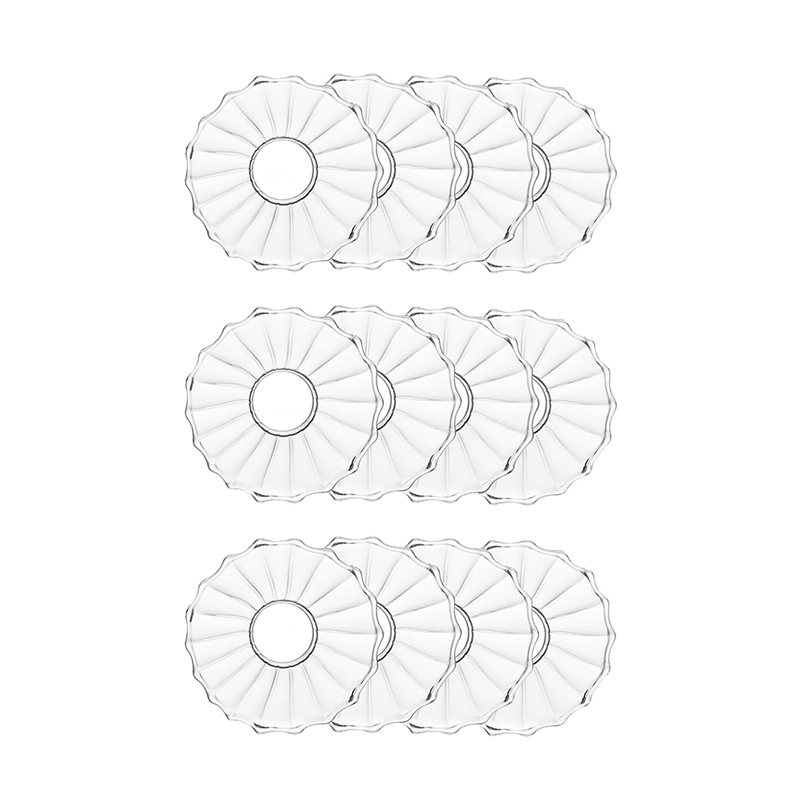 AT51-12 PCS Glass Bobeches For - Centerpiece Stick 评论和价格