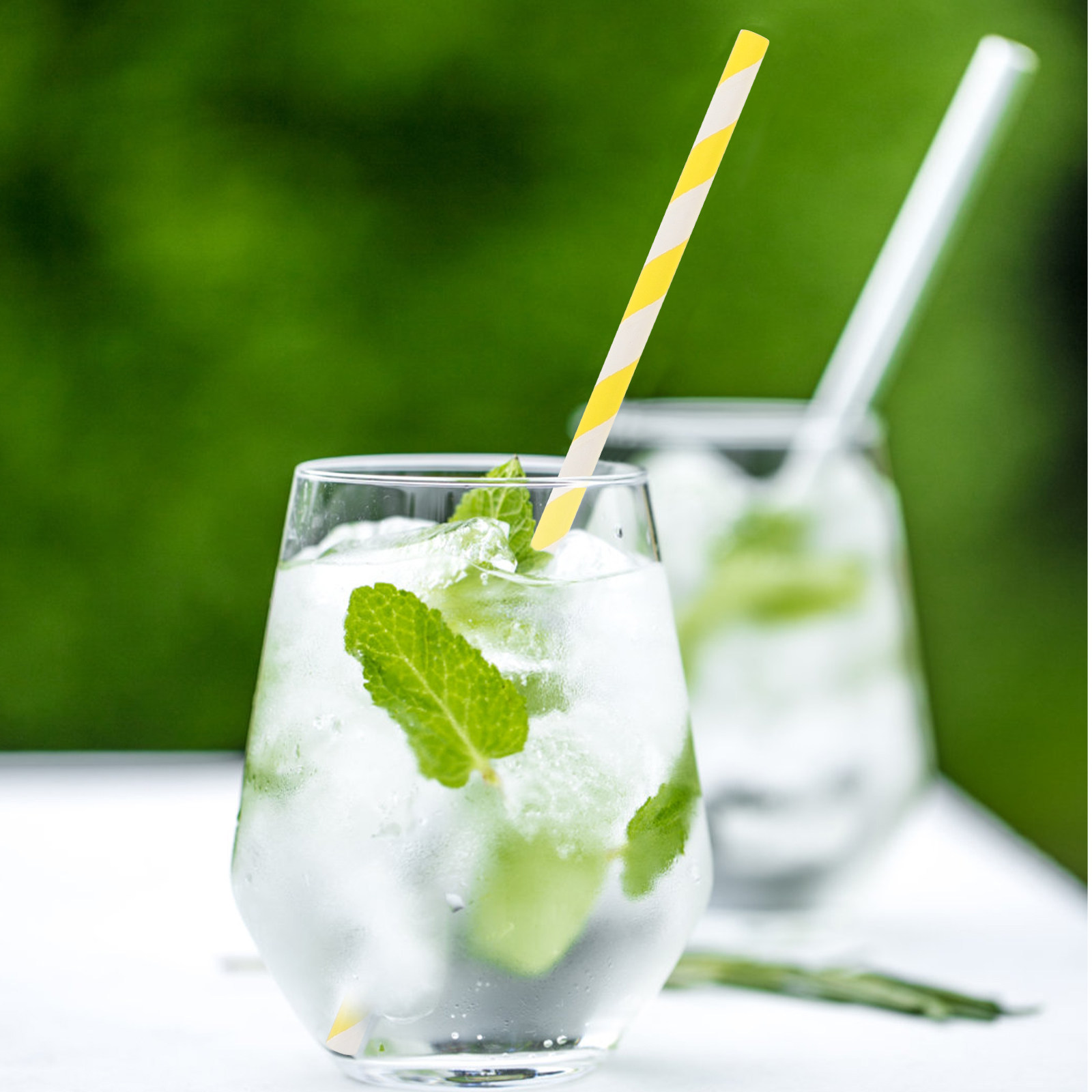 100Pcs Party Decorative Paper  - Paper Straw Color 评论和价格