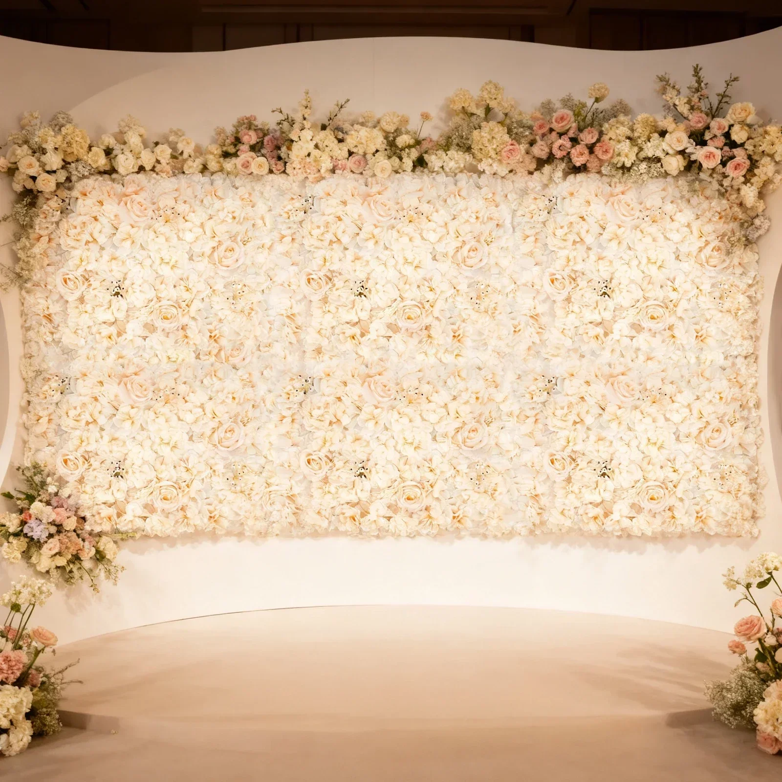 6 PCS 60*40cm Artificial Flowe - Flower Wall Panel 评论和价格