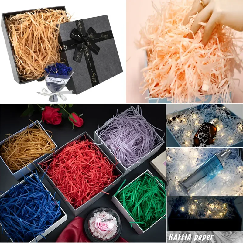 100g raffi Colorful Shredded C - Paper Straw Color 评论和价格