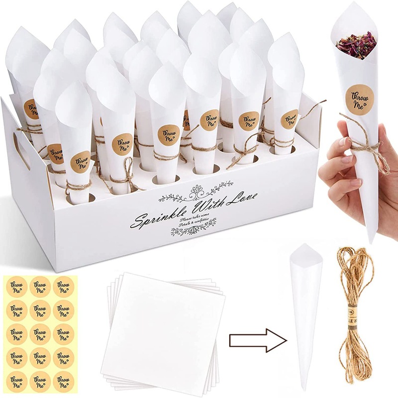Wedding Confetti Cone Stand Bo - Cotton Candy Cone 评论和价格