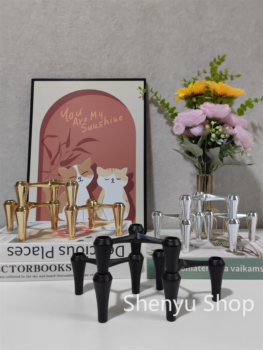 New Style Candle Holder Metal  - Centerpiece Stick 评论和价格