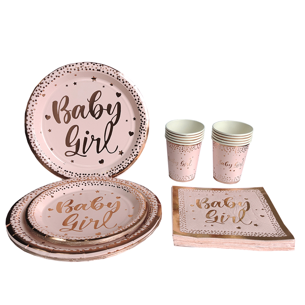 Rose Gold Party Disposable Tab - Paper Straw Color 评论和价格