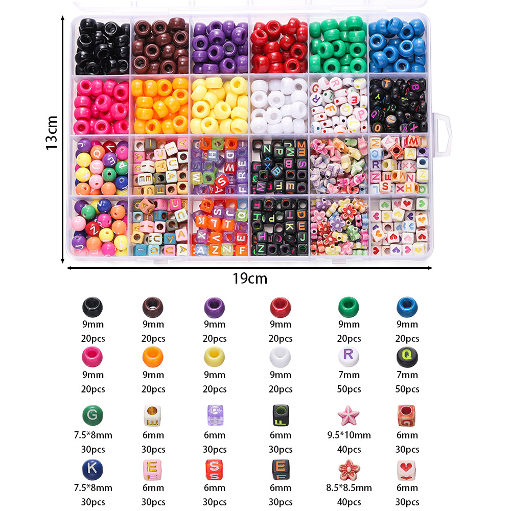 1 Box Colorful Acrylic Pony Be - Event Suppliers 评论和价格