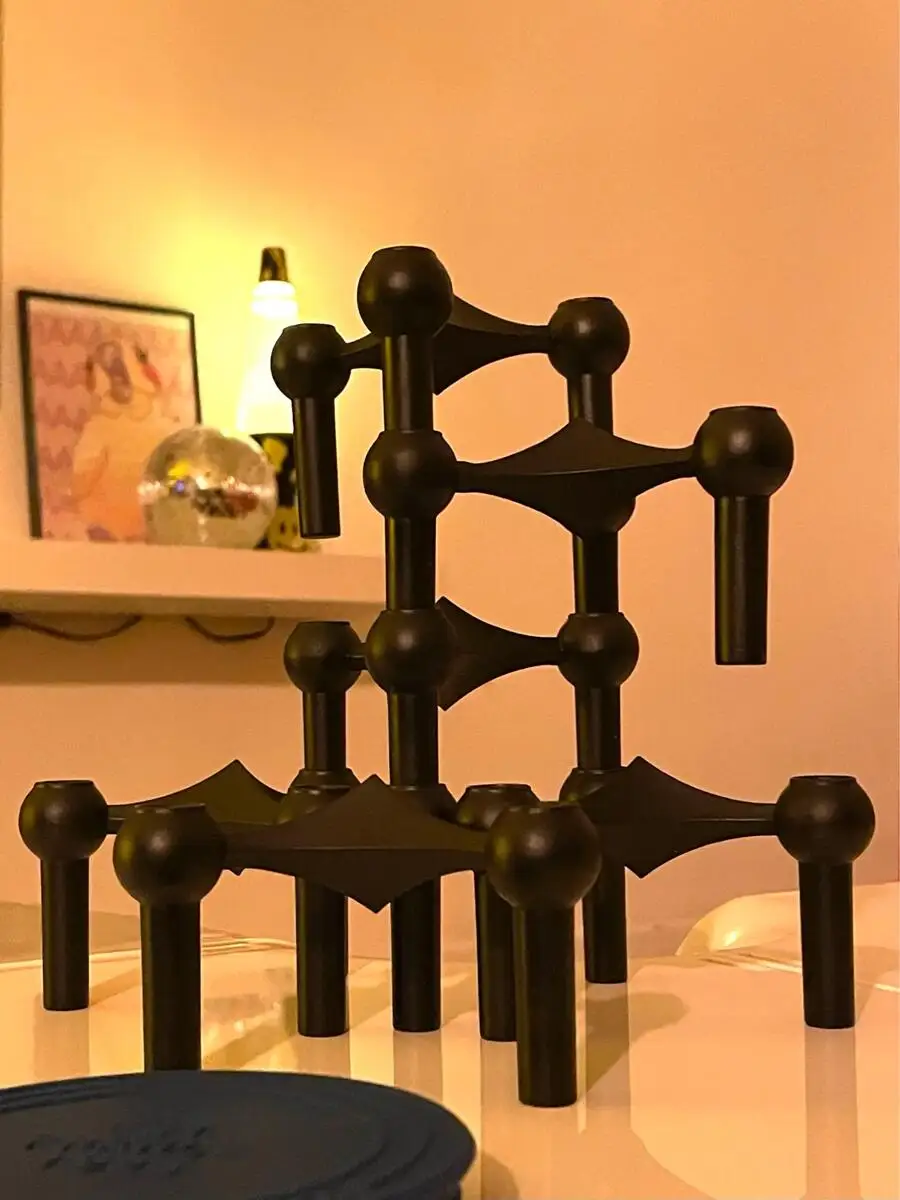 Metal Candle Holder Nordic Mol - Centerpiece Stick 评论和价格
