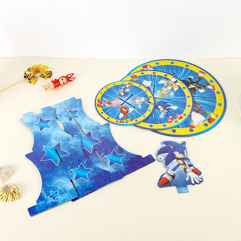 Anime Sonic Birthday Party Cak - Supply Event 评论和价格